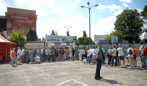 Gorący dzień na Łazienkowskiej