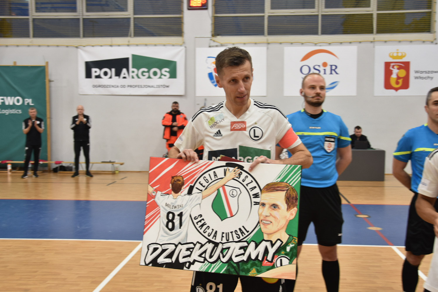 futsal  Legia Warszawa - Rekord Bielsko-Biała  Mariusz Milewski