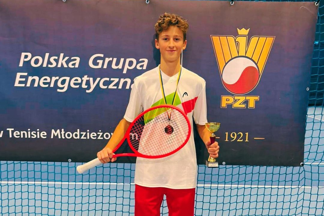 Mateusz Nowak w finale debla ITF J30 w Bielsku-Białej