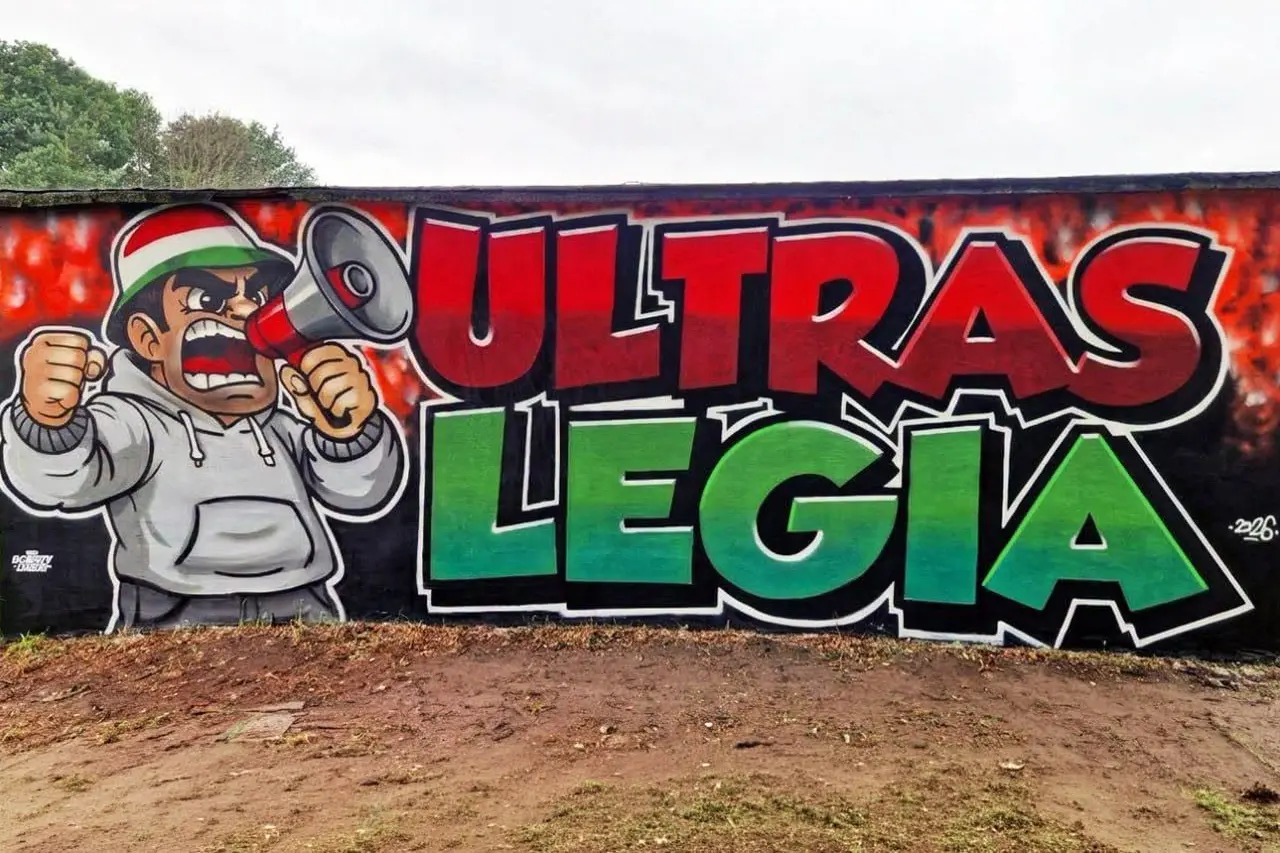 Nowe legijne graffiti: Ultras Legia (610)