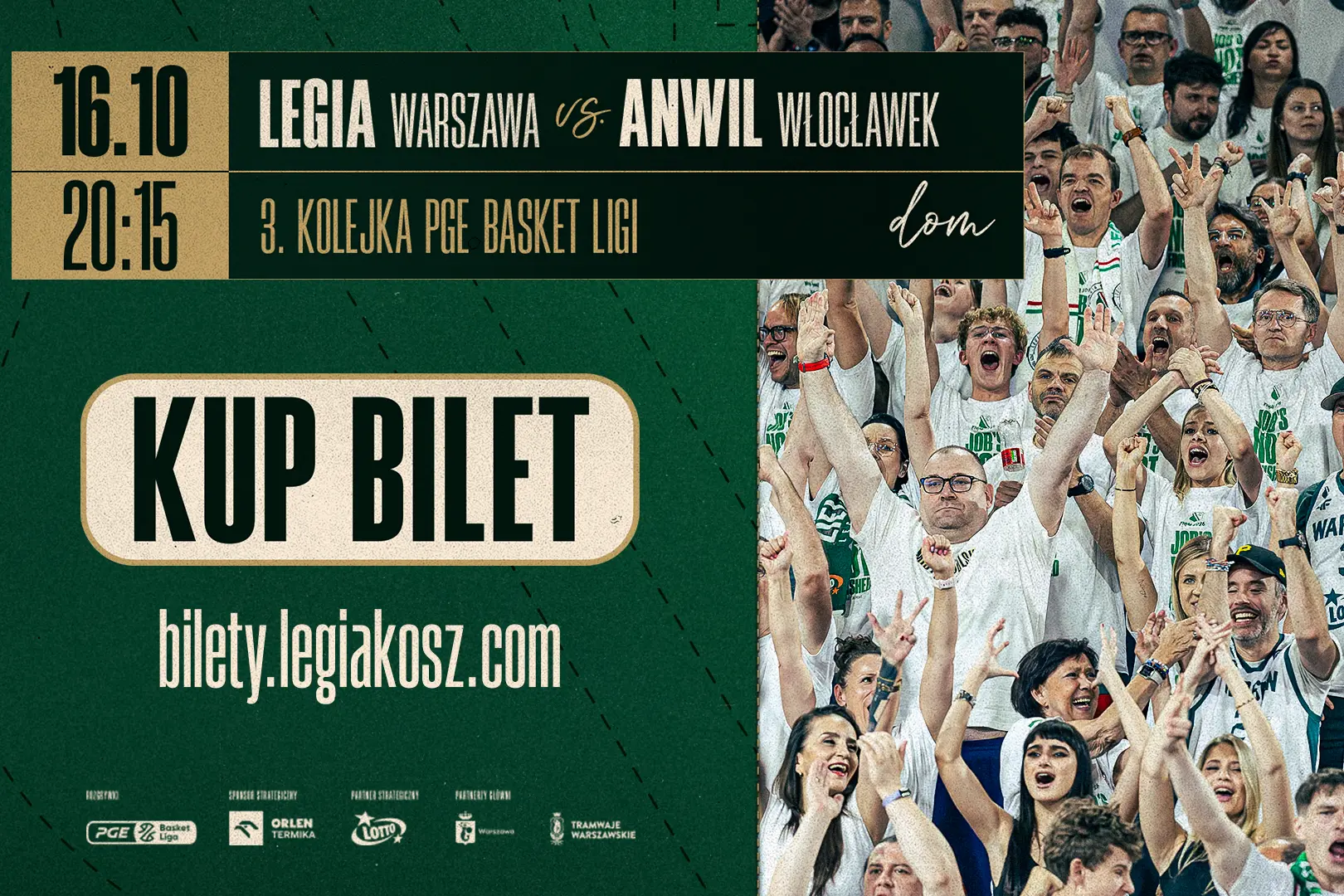 Bilety na mecz z Anwilem Włocławek