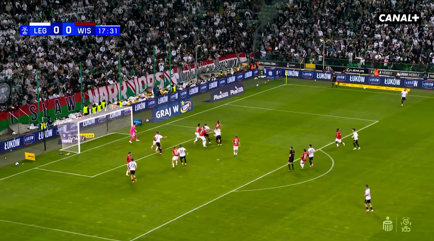 Legia Warszawa - Wisła Kraków screenshot