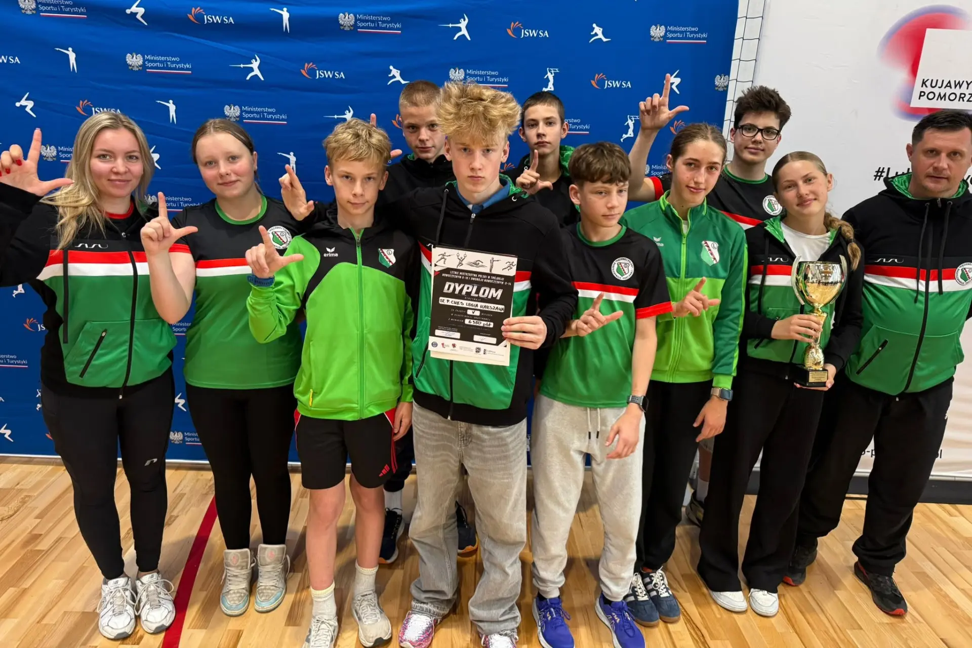 Wyniki legionistów na MP U-14 i U-16