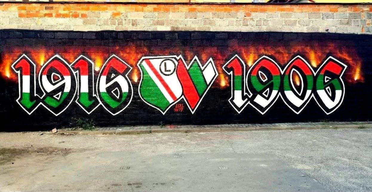 graffiti,Legia i Zagłębie