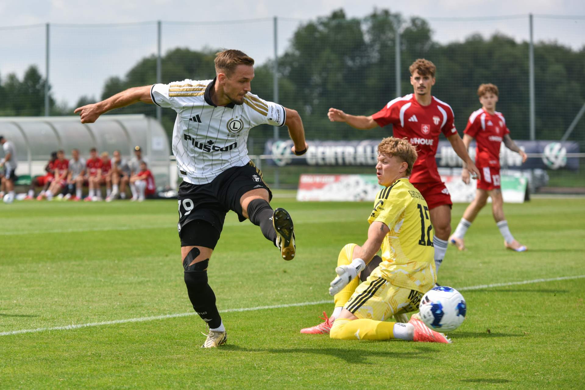 sparing Legia Warszawa - Pogoń Grodzisk Mazowiecki Łukasz Zjawiński,mecz-3639