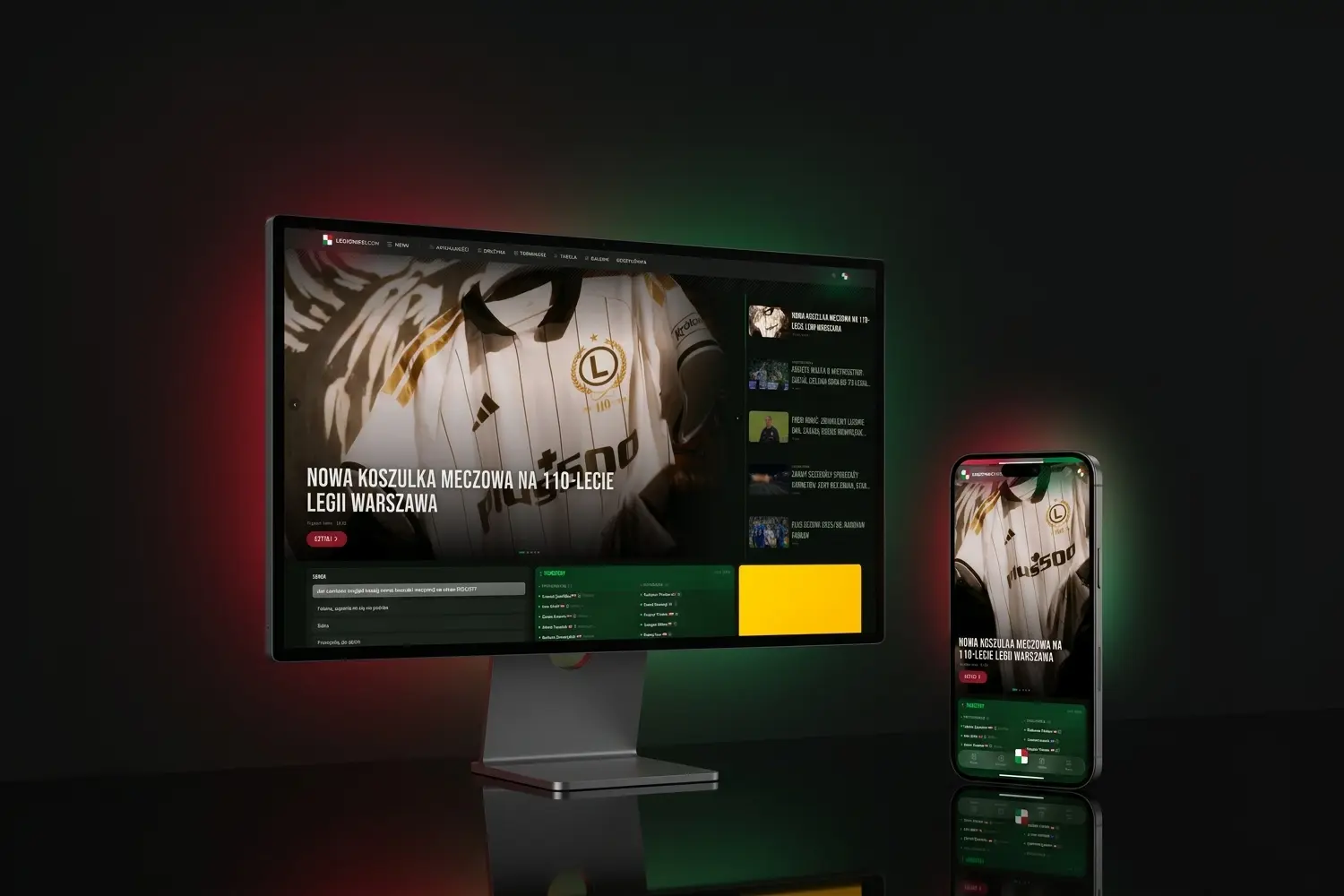 Nowe Legionisci.com! Szybciej, nowocześniej i z potężną dawką statystyk