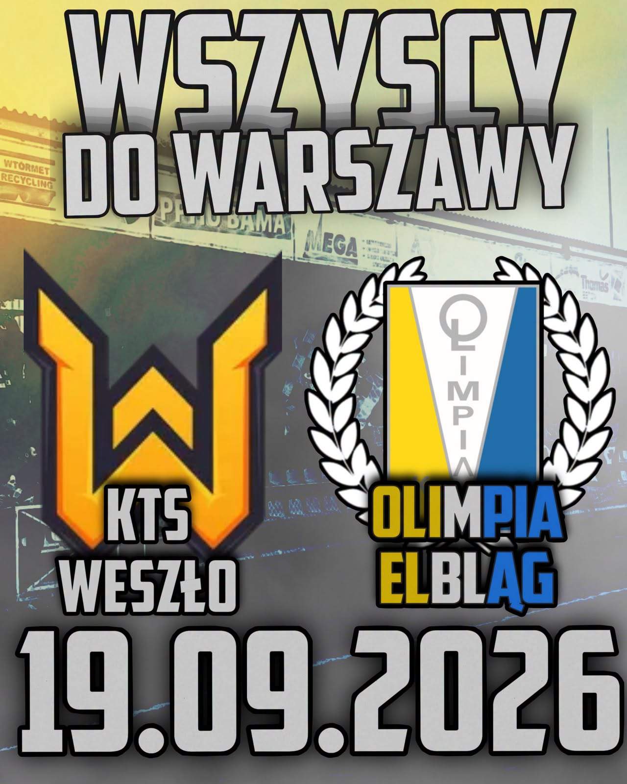 Olimpia Elbląg wyjazd do Warszawy