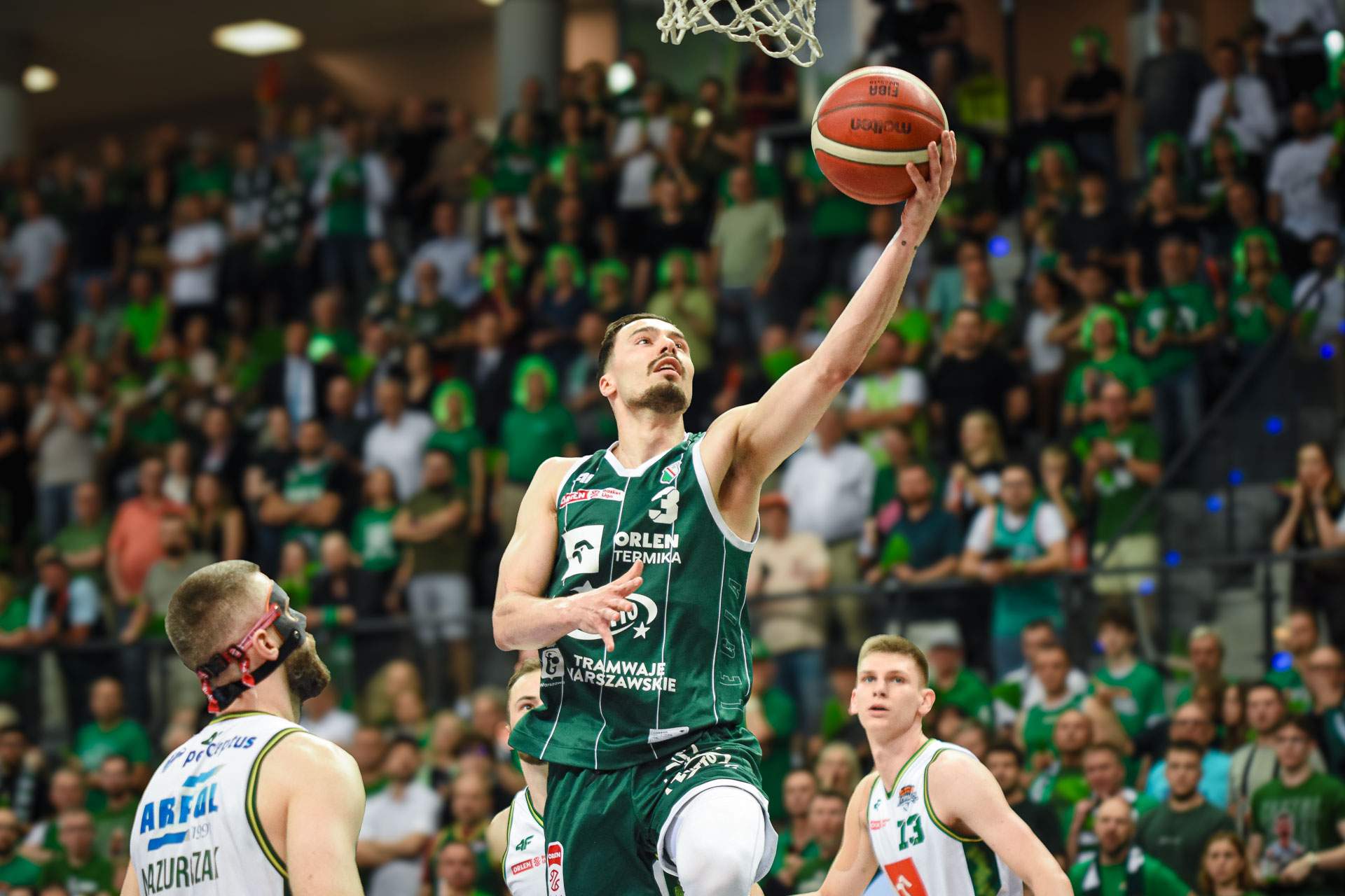 koszykówka Zastal Zielona Góra - Legia Warszawa Andrzej Pluta