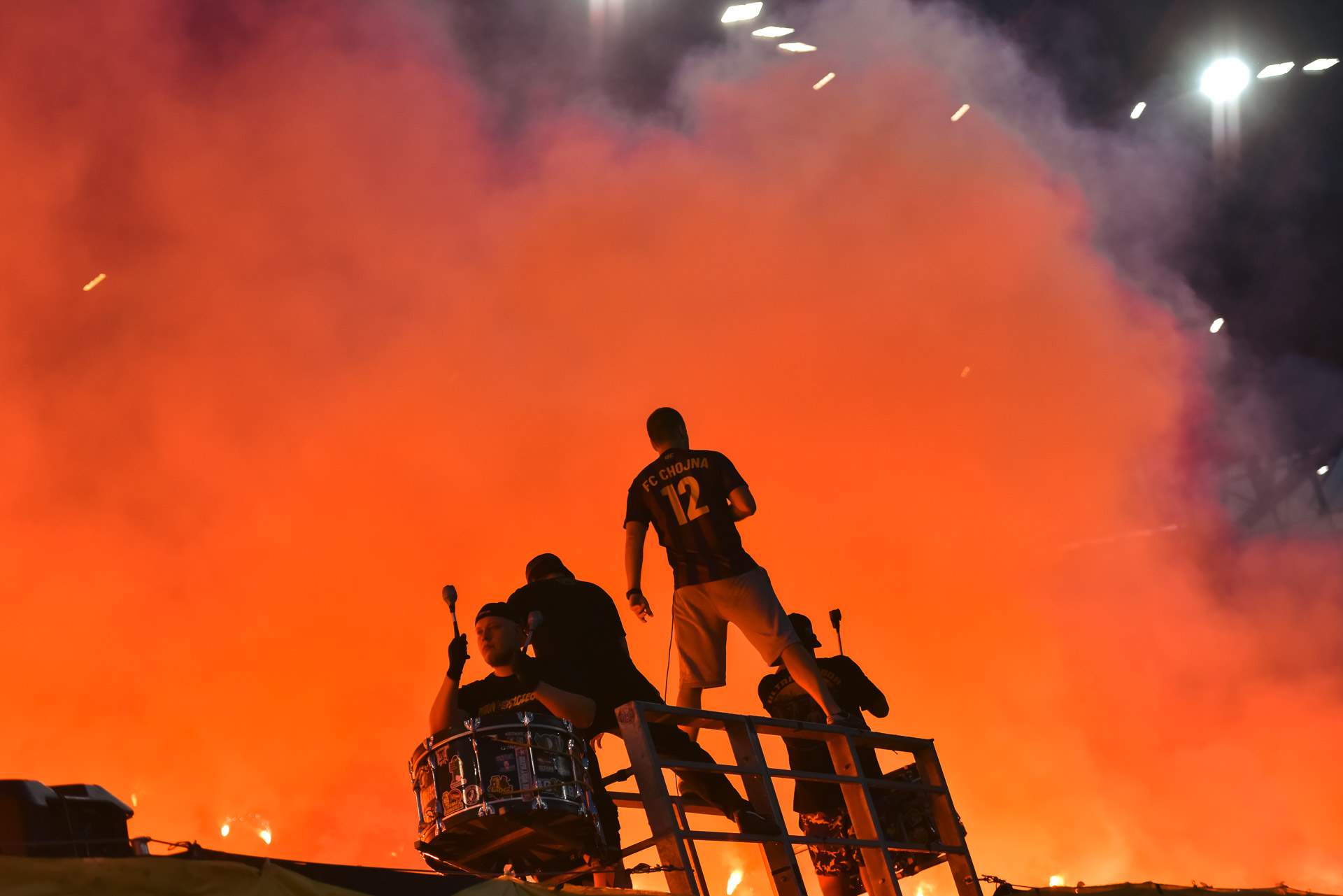 Pogoń Szczecin - Legia Warszawa race kibice