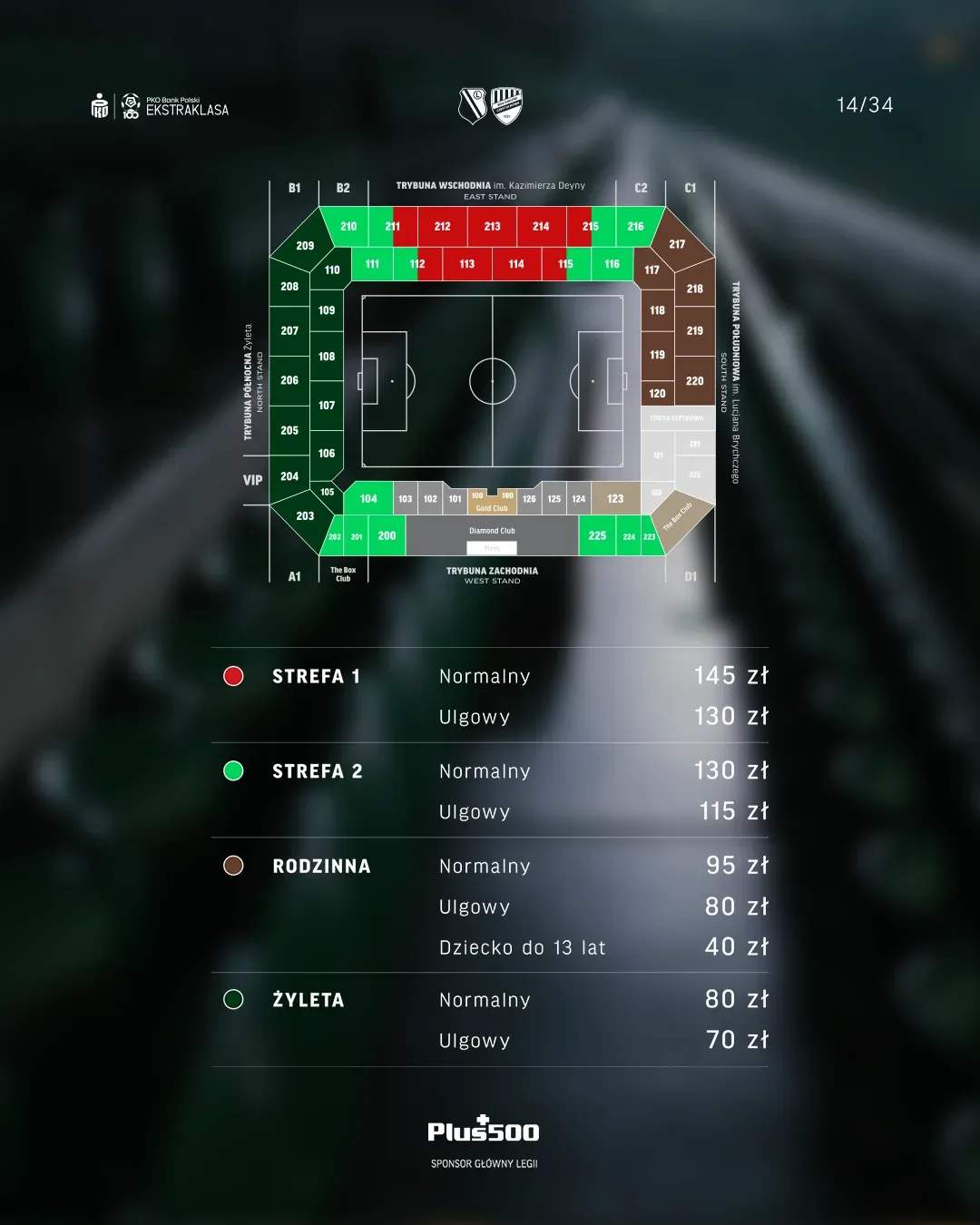 cennik bilety Raków Częstochowa