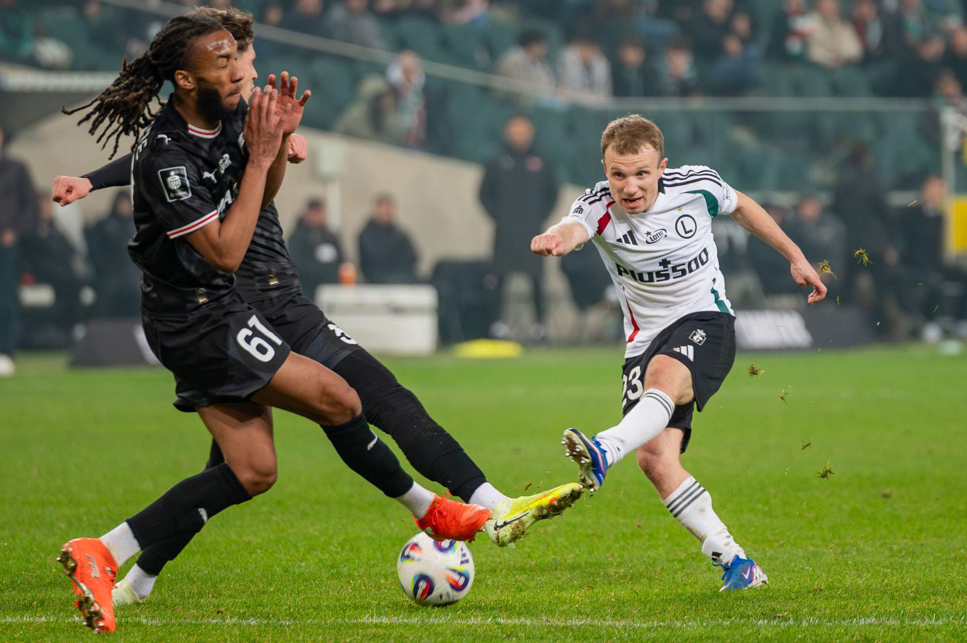 Legia Warszawa - Cracovia Patryk Kun Brahim Traore