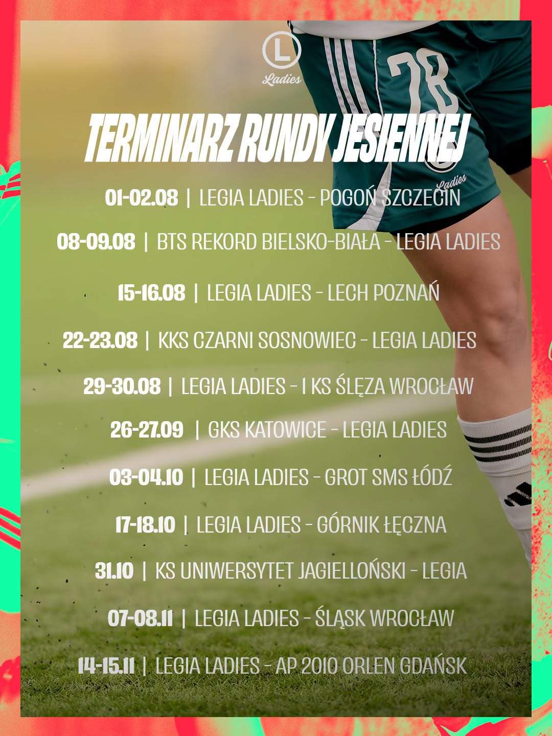 Legionistki terminarz
