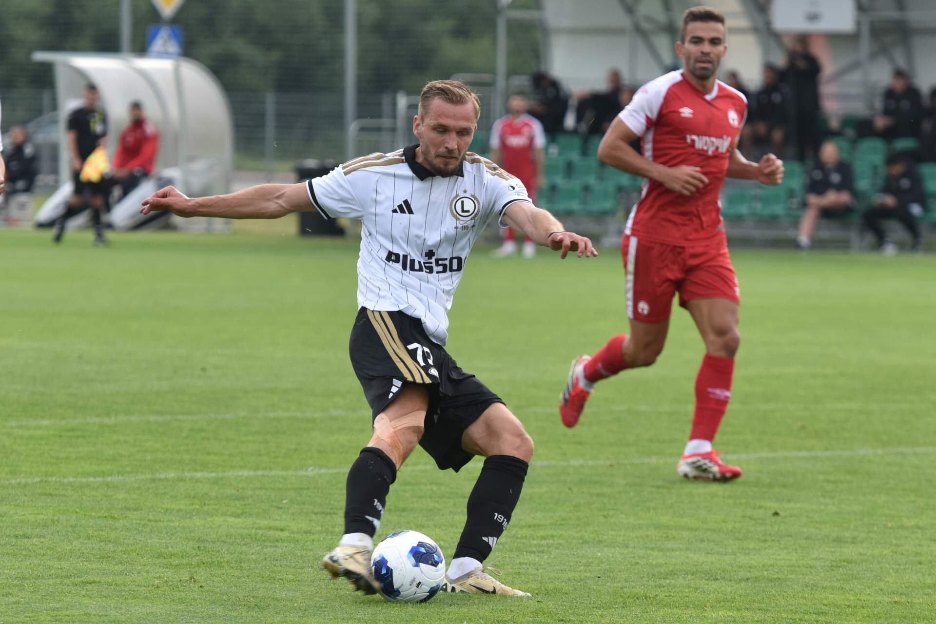 Sparing Legia Warszawa - Hapoel Beer Szewa Łukasz Zjawiński,mecz-3636