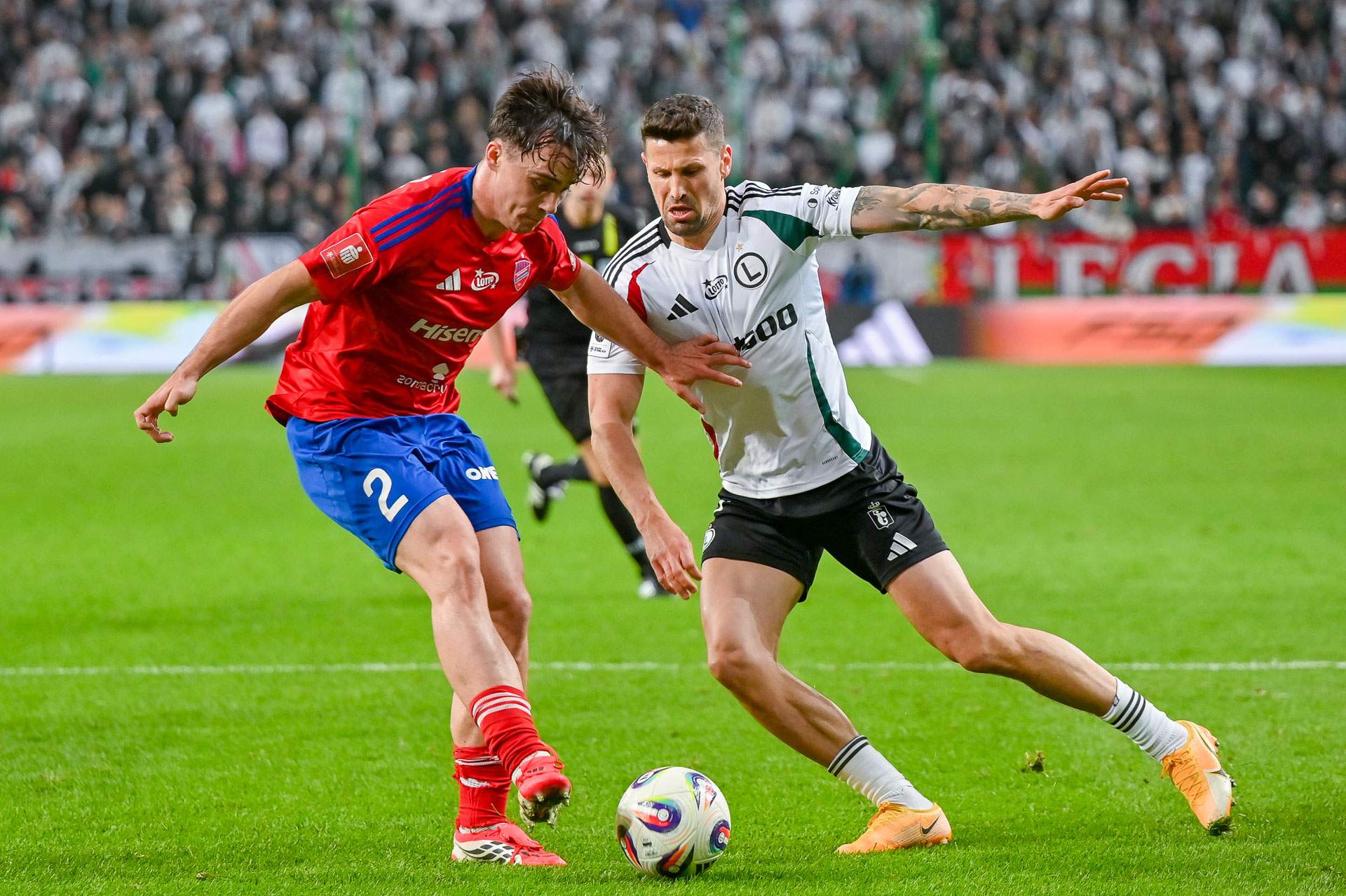 Legia Warszawa - Raków Częstochowa Ariel Mosór Paweł Wszołek