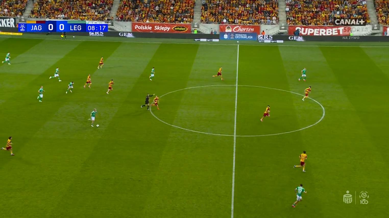 Jagiellonia Białystok - Legia Warszawa screenshot
