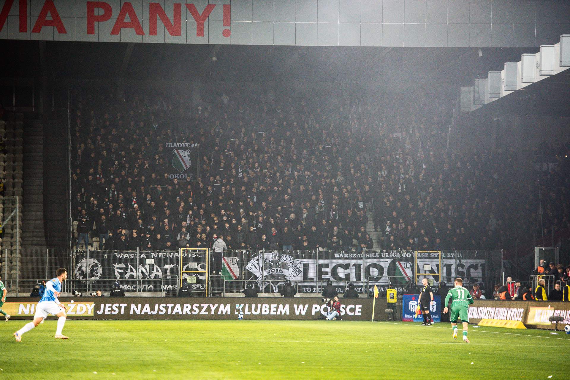 Cracovia - Legia Warszawa kibice gości,mecz-3654