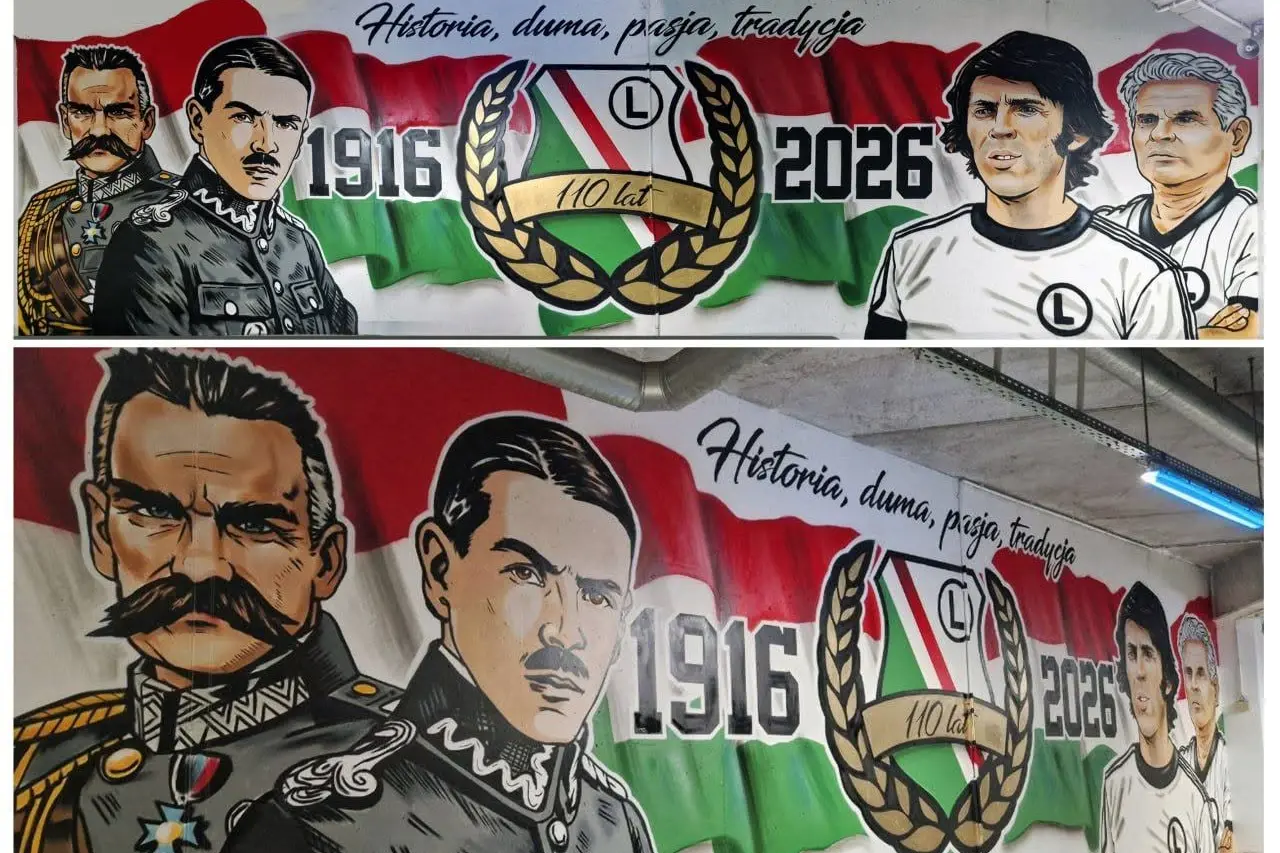 Nowe legijne graffiti: 110 lat Legii (603)
