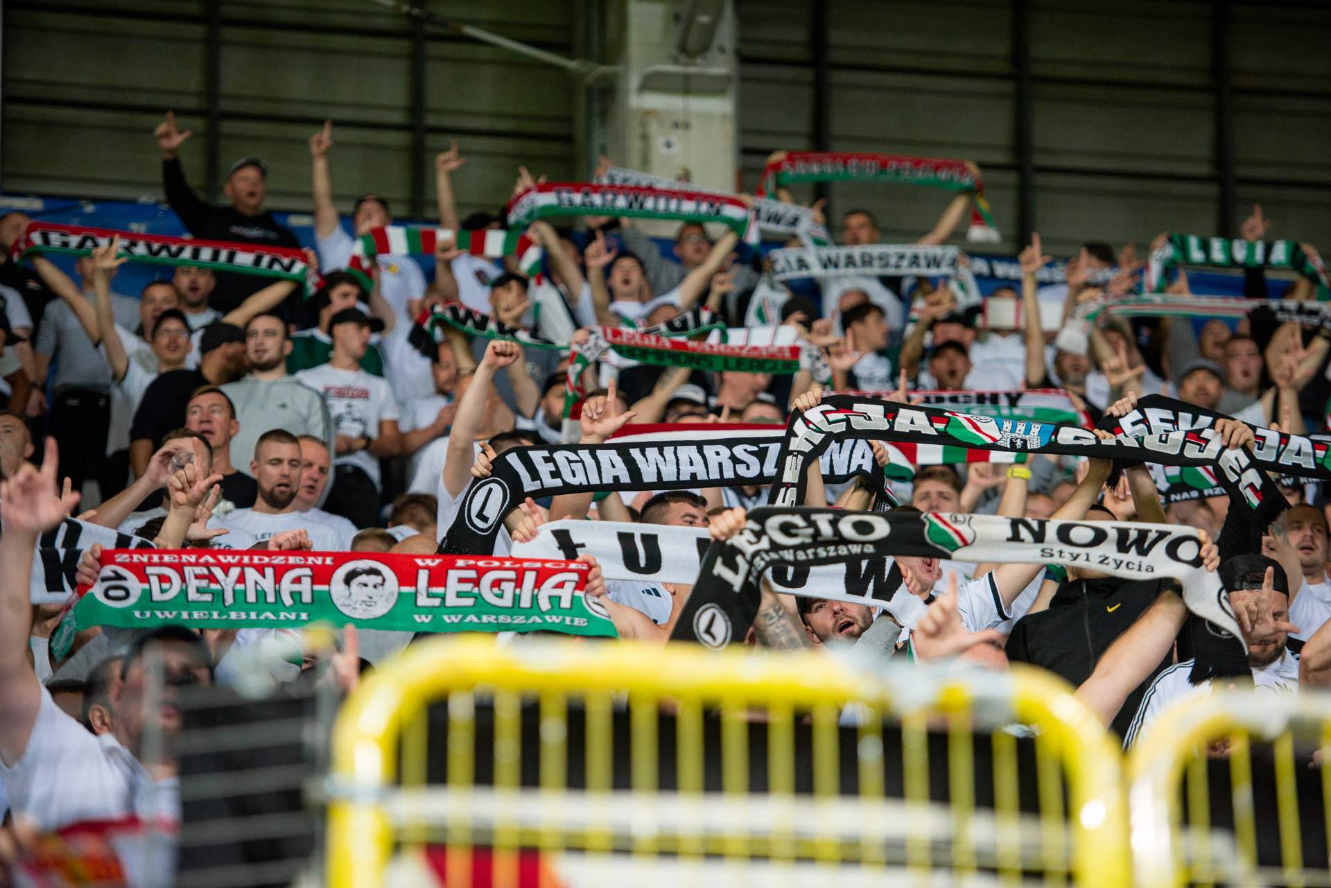 Motor Lublin - Legia Warszawa kibice sektor gości