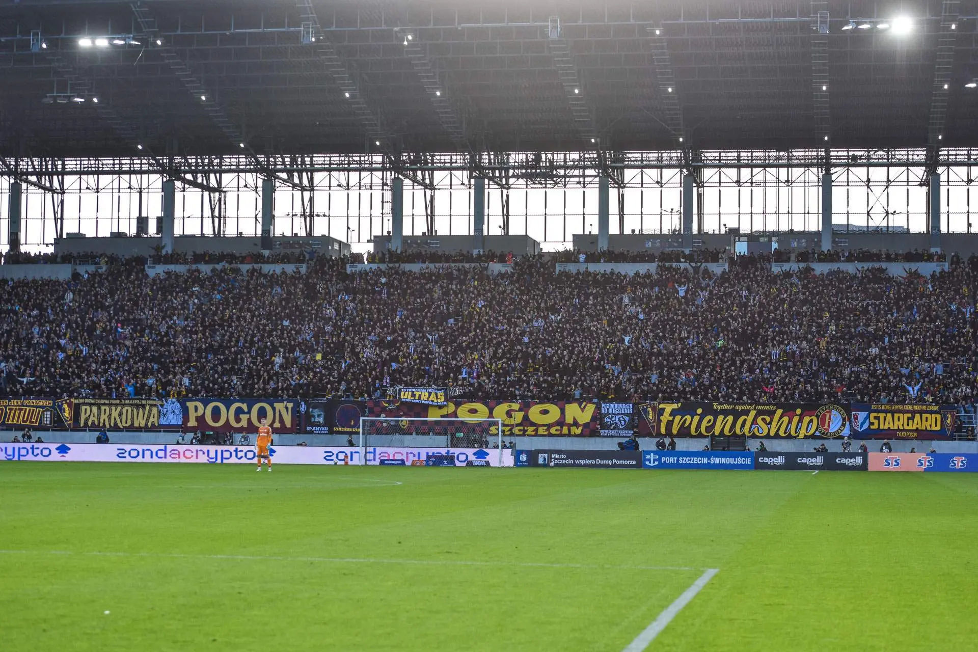 Komplet na meczu Legii w Szczecinie