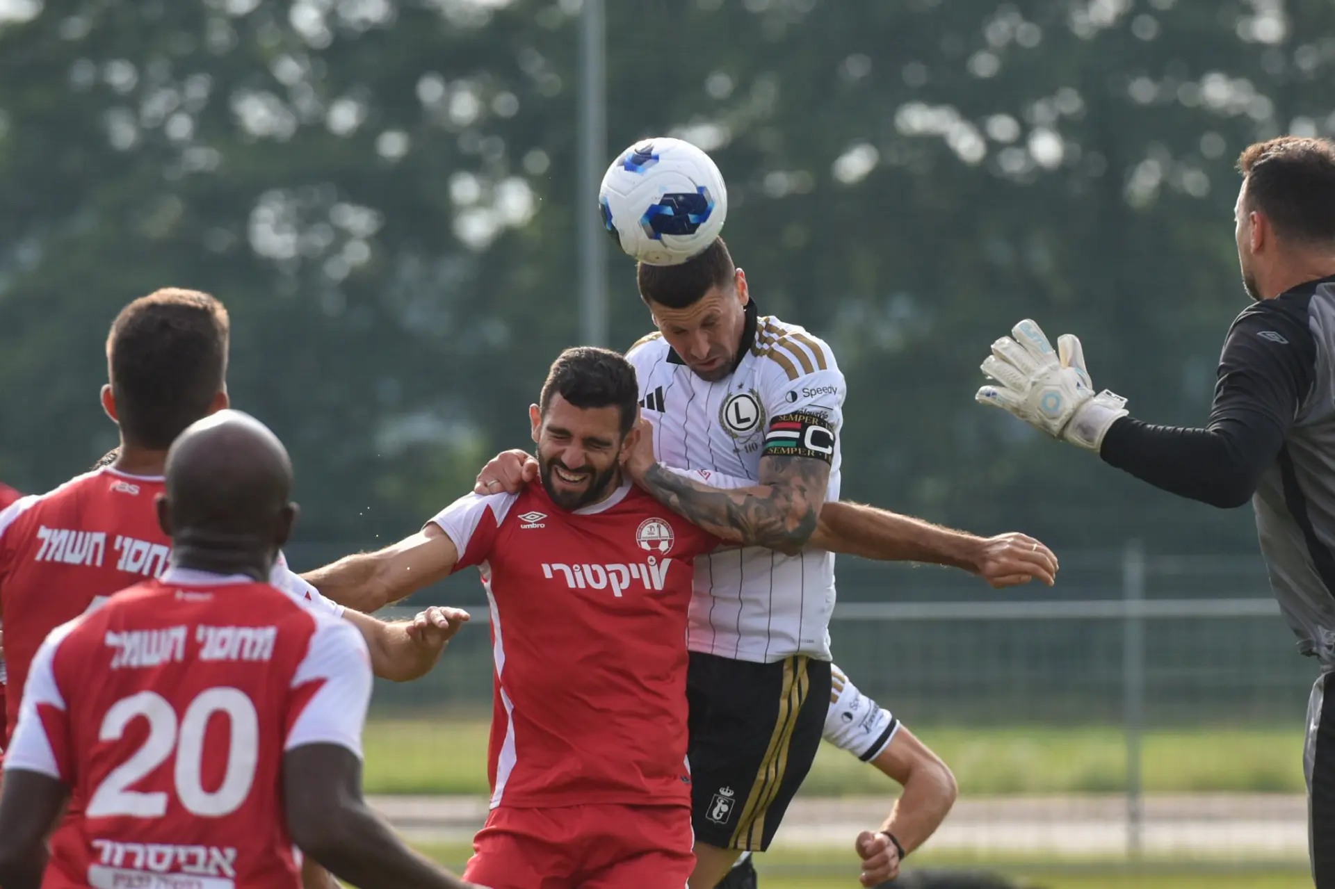 Fotoreportaż ze sparingu z Hapoelem