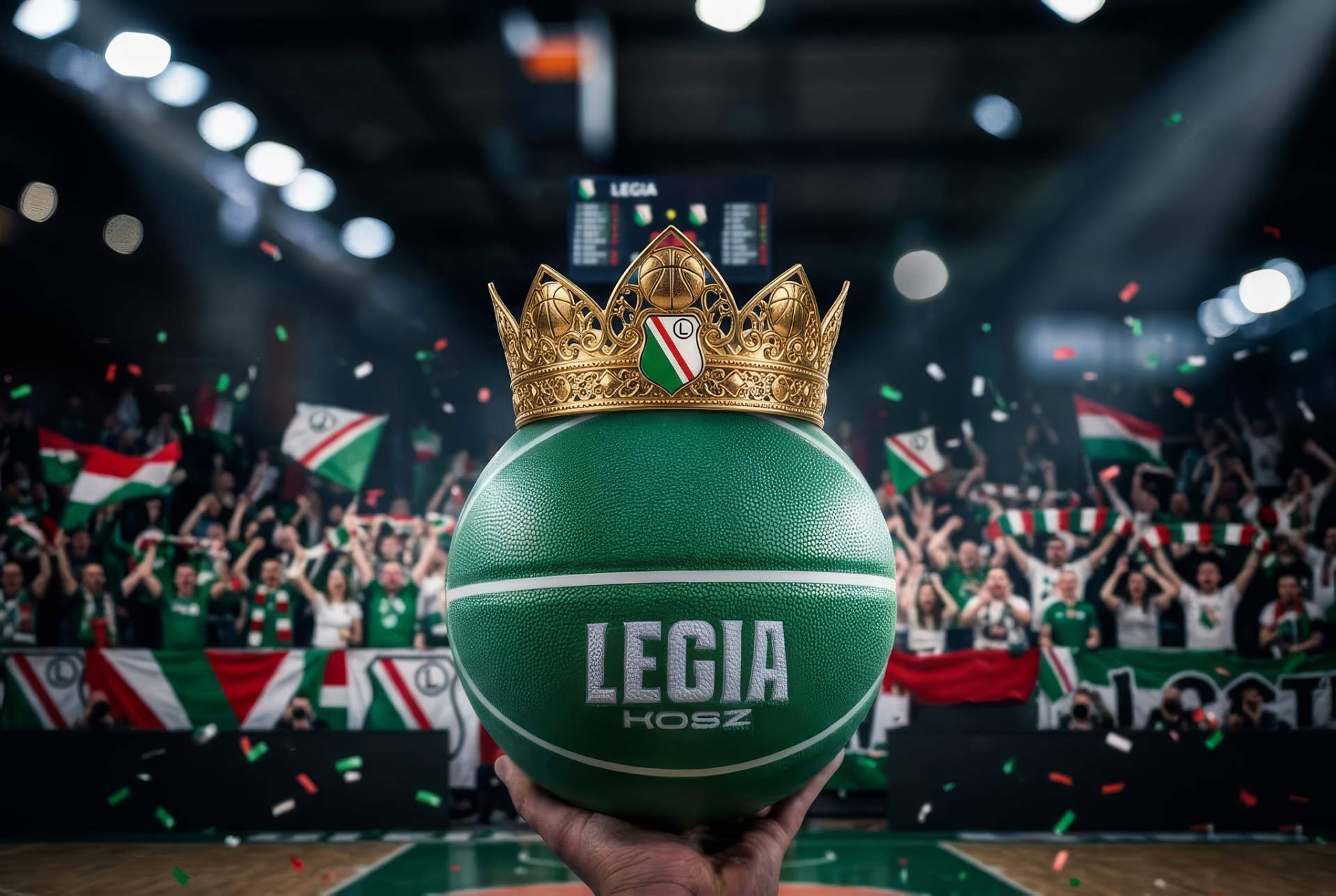 Legia Mistrz koszykówka grafika
