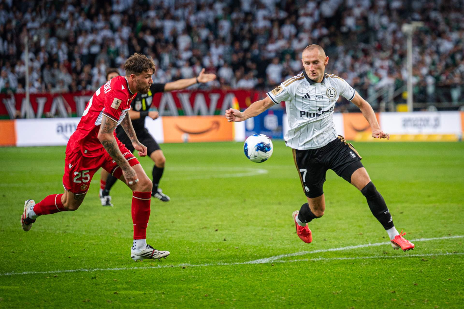 Legia Warszawa - Widzew Łódź Jan Kuchta