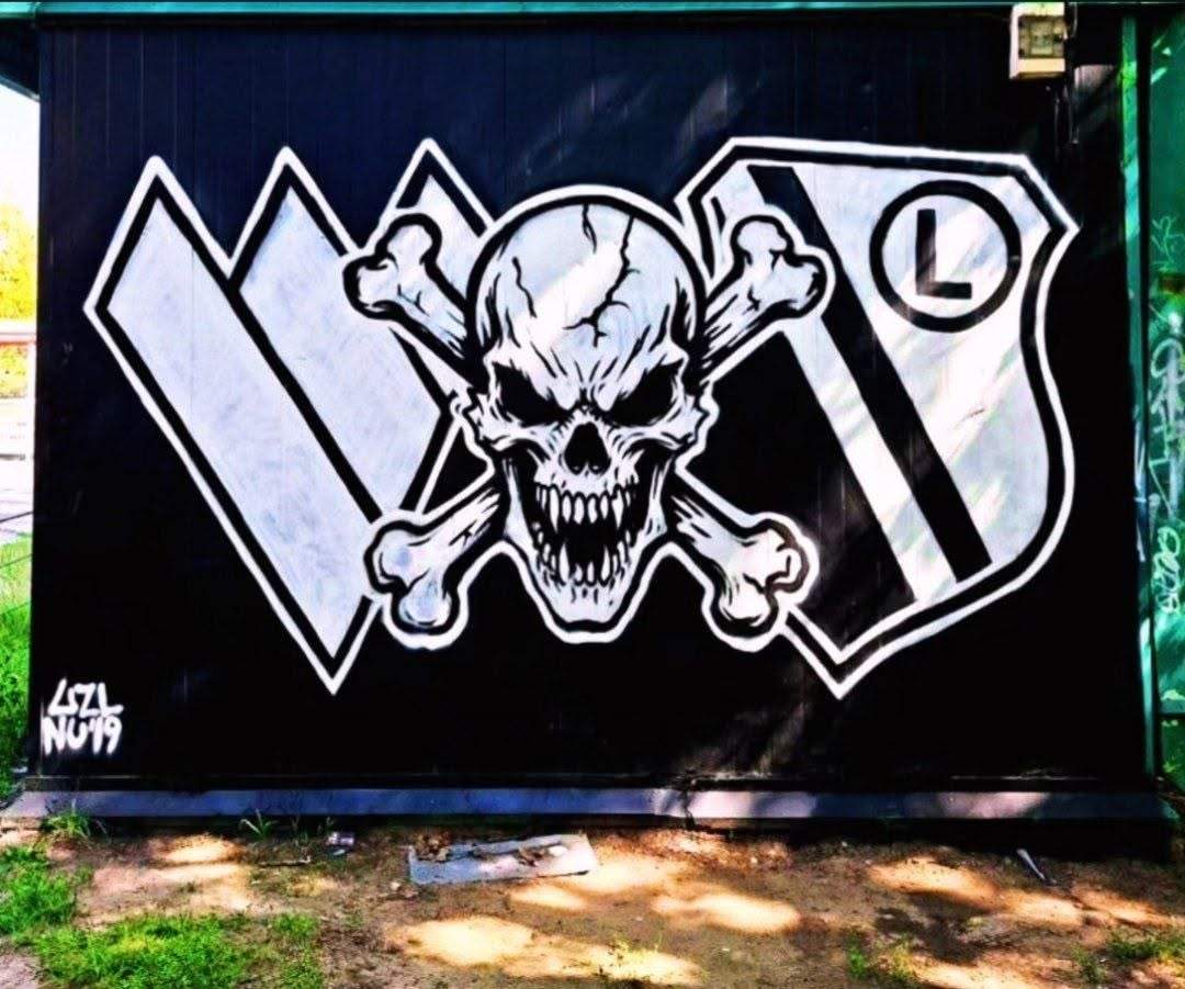 graffiti,Legia i Zagłębie