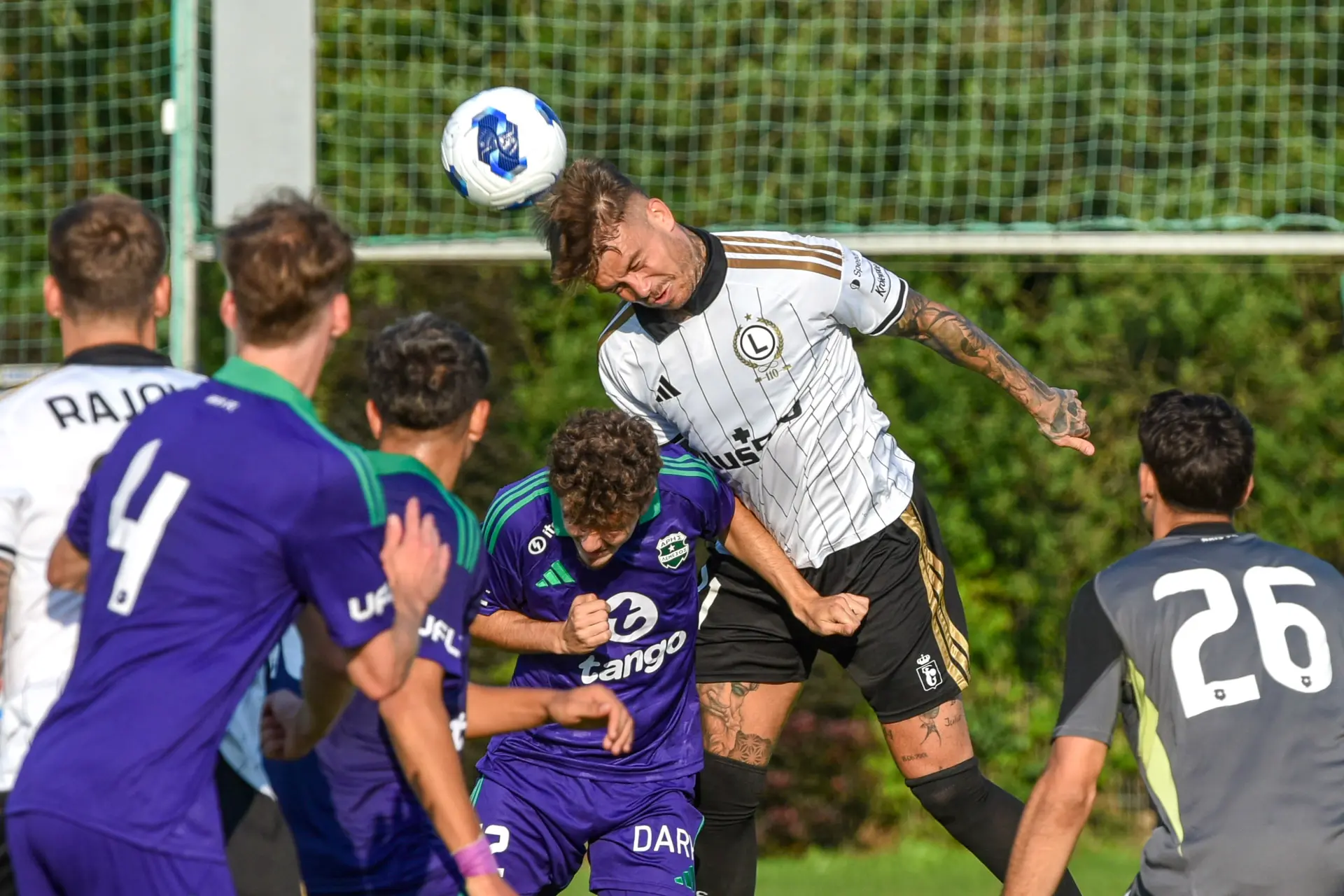 Fotoreportaż ze sparingu z Arisem