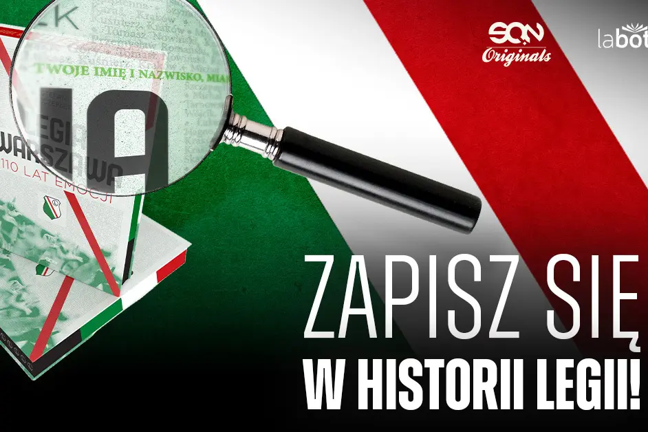 Zapisz się w historii Legii i zobacz swoje nazwisko na okładce książki