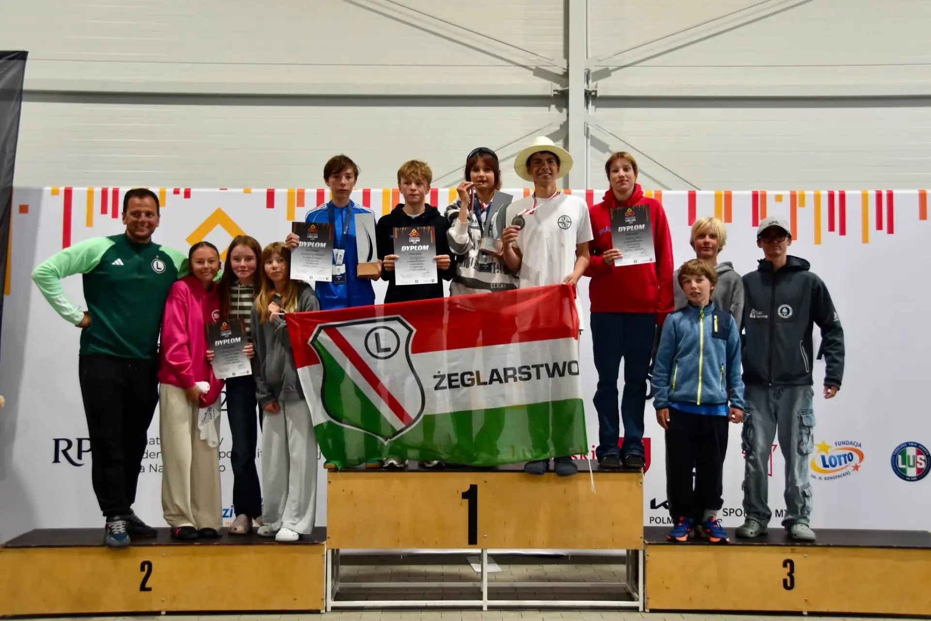 Legioniści na podium MP w kl. Optimist