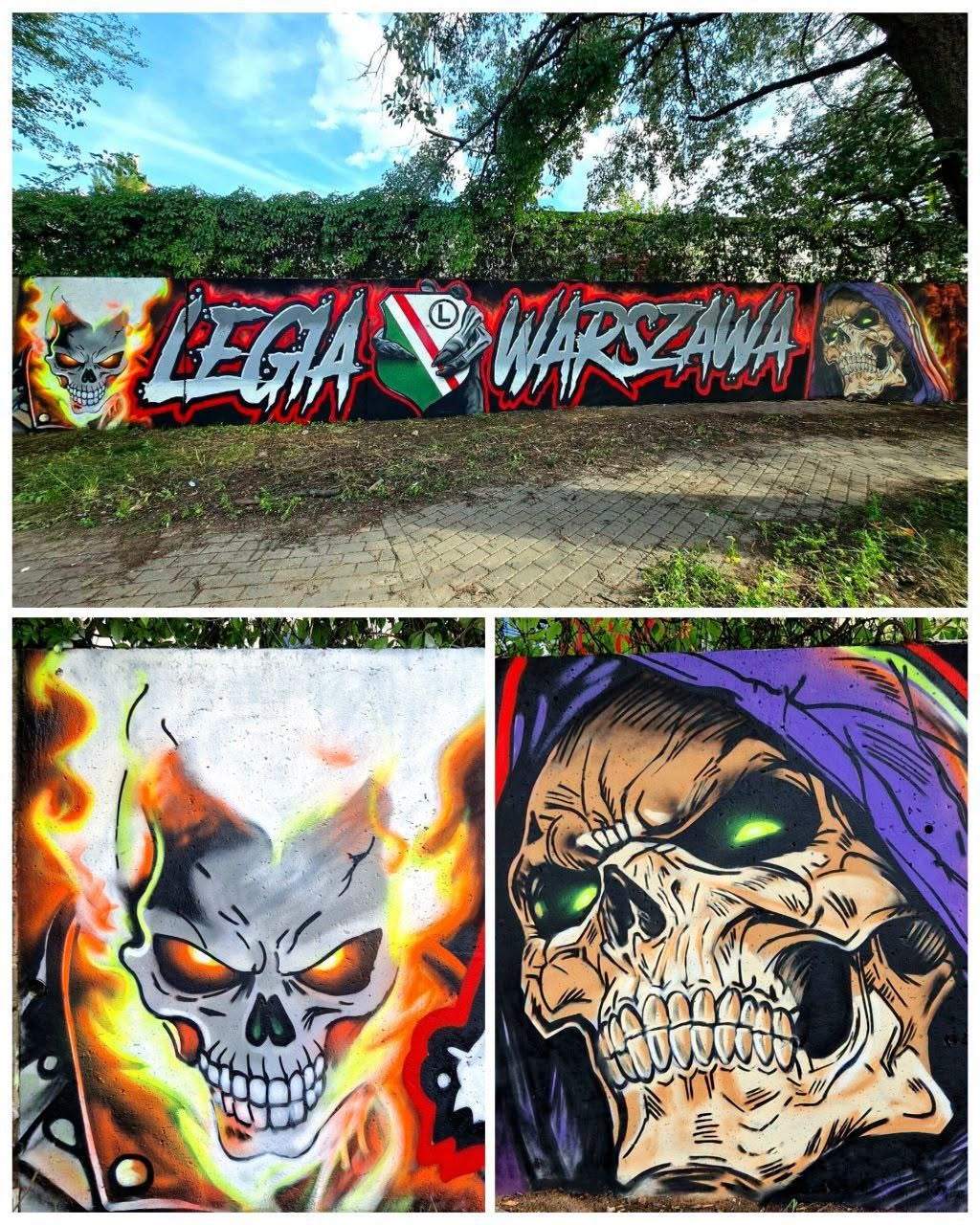 graffiti,Legia albo śmierć