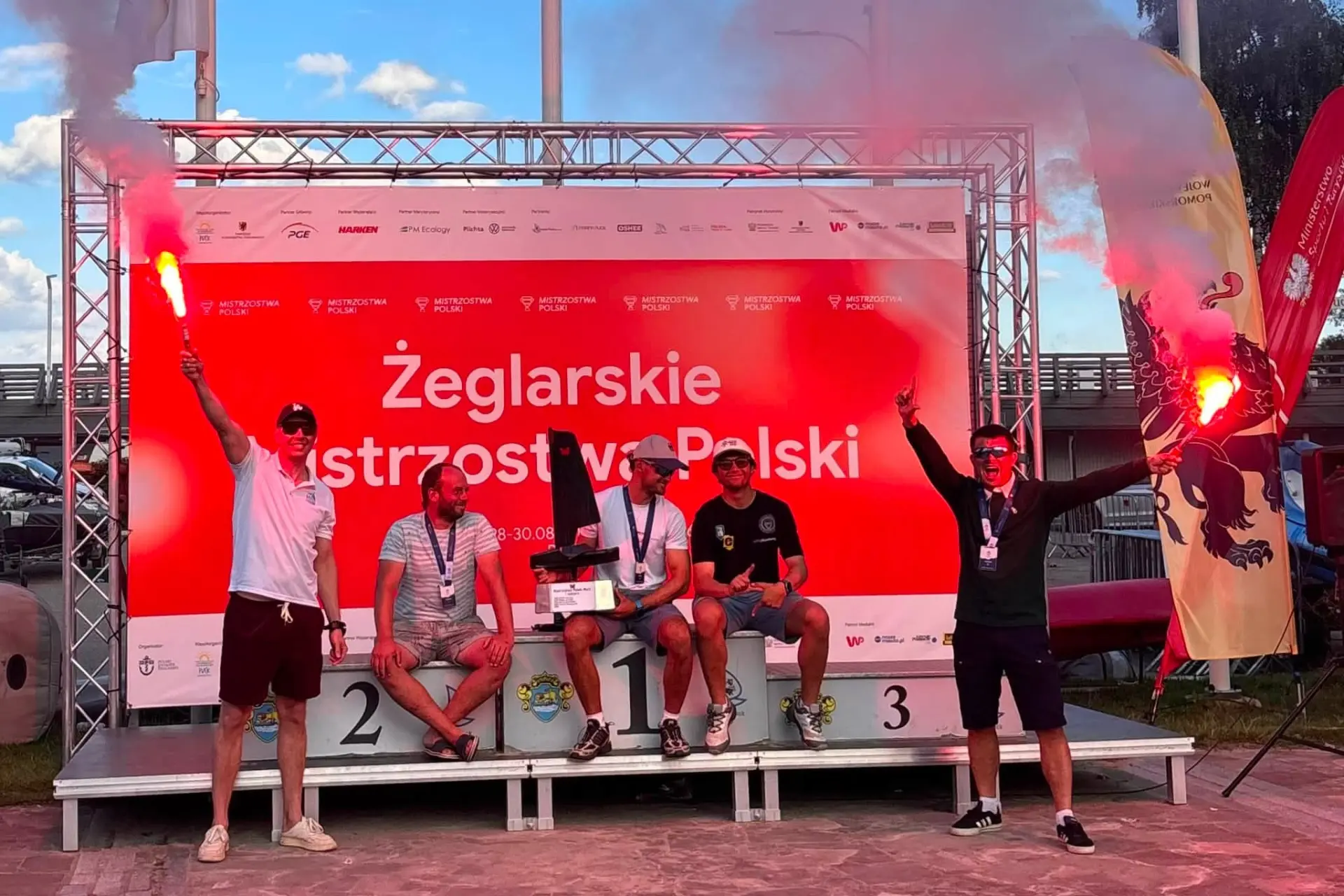 Trzy medale legionistów na MP w kl.ILCA 6 i Moth