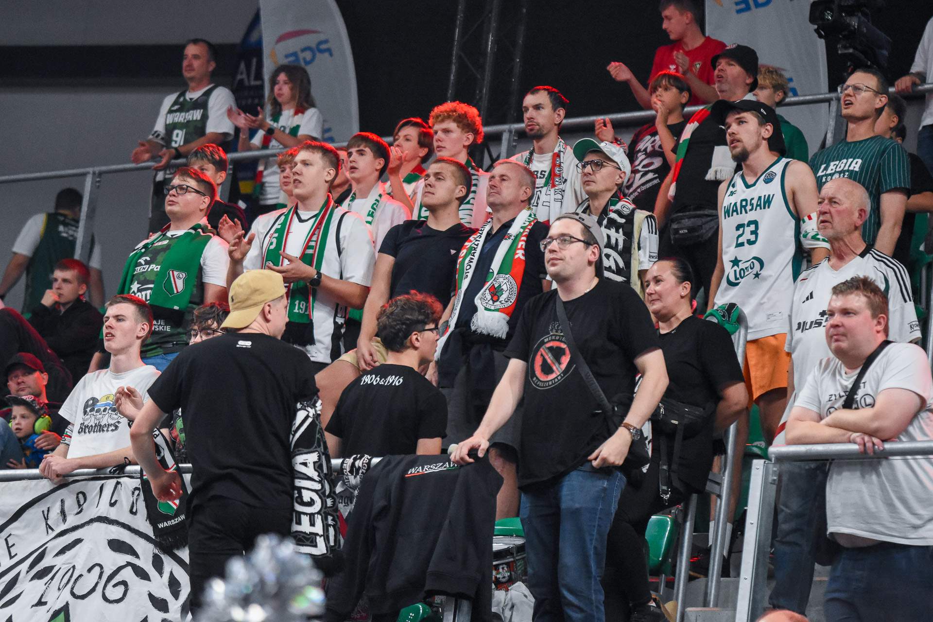 koszykówka Superpuchar Polski Legia Warszawa - Zastal Zielona Góra kibice