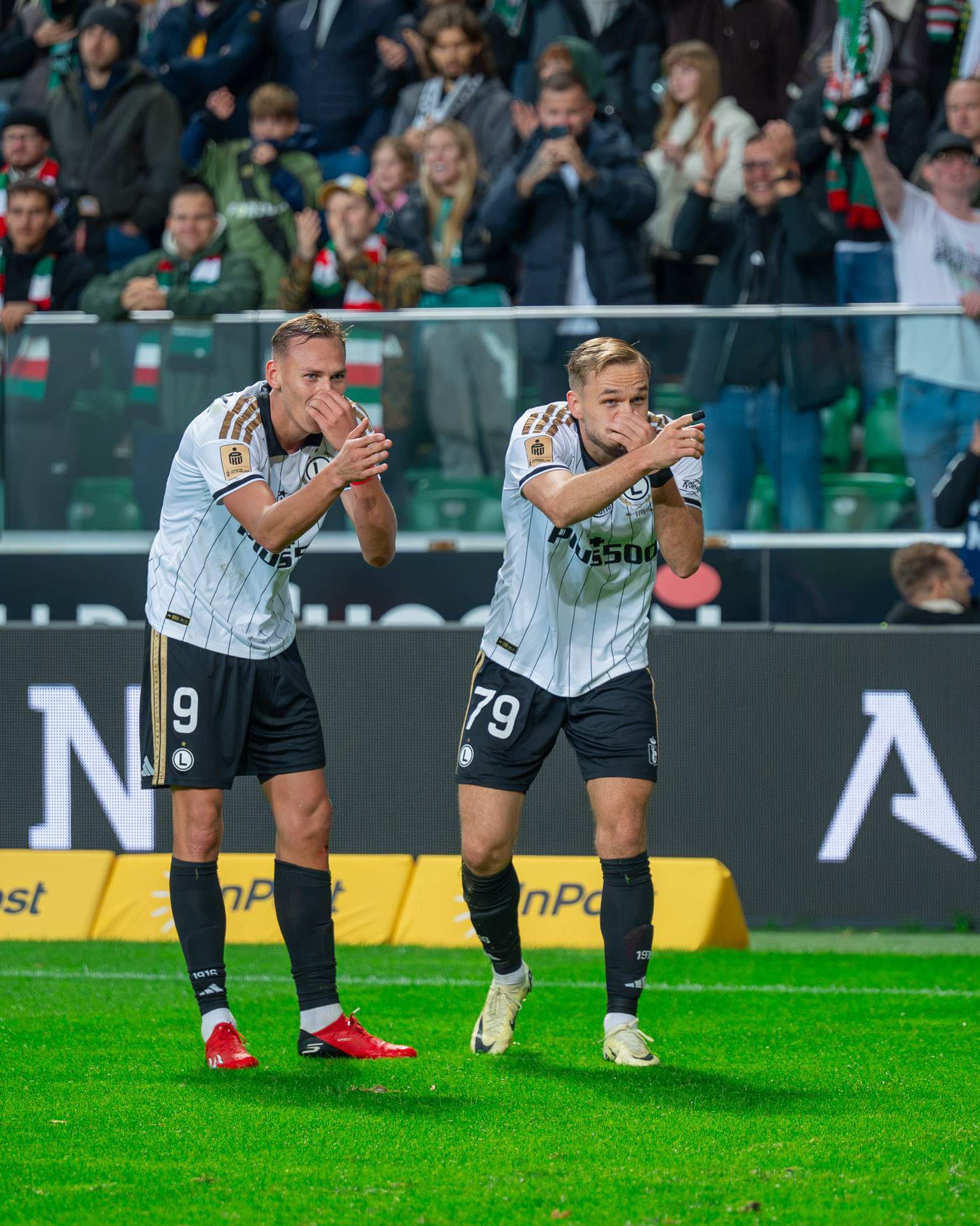 Legia Warszawa - Wisła Kraków Rafał Adamski Łukasz Zjawiński