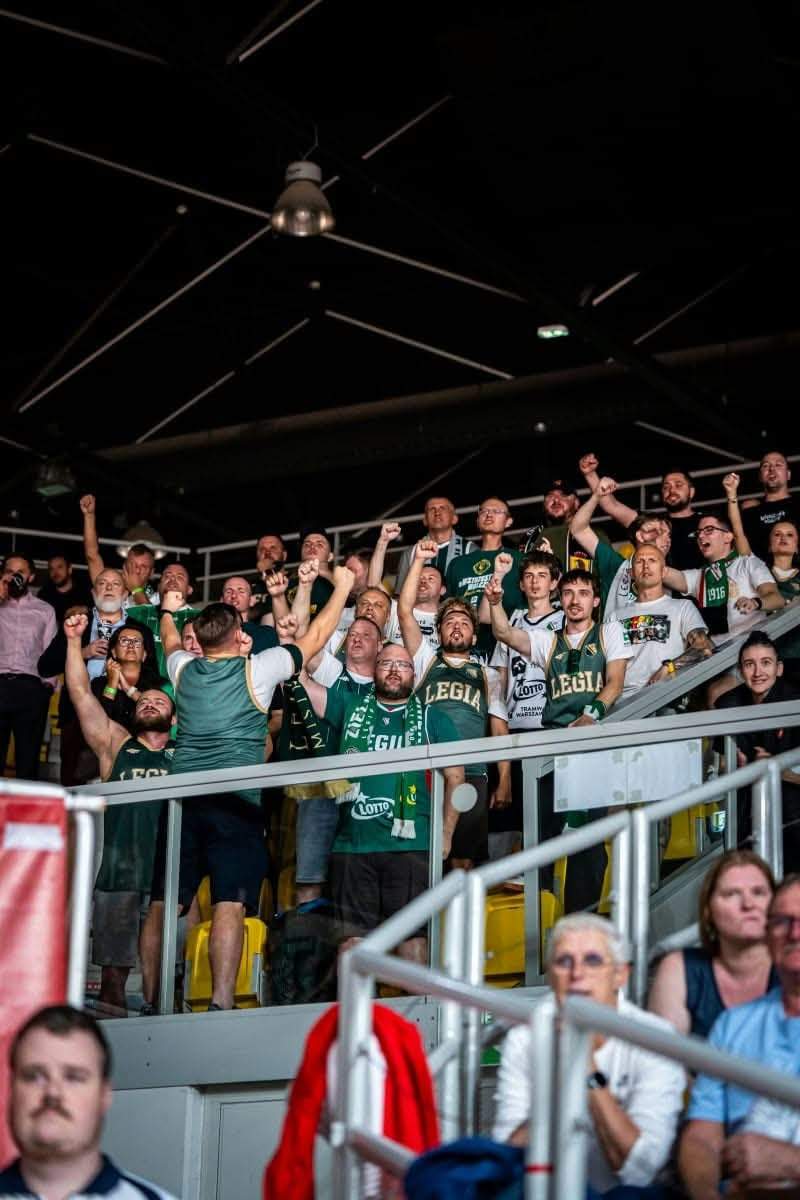 Kibice Legia Kosz w Strasbourgu
