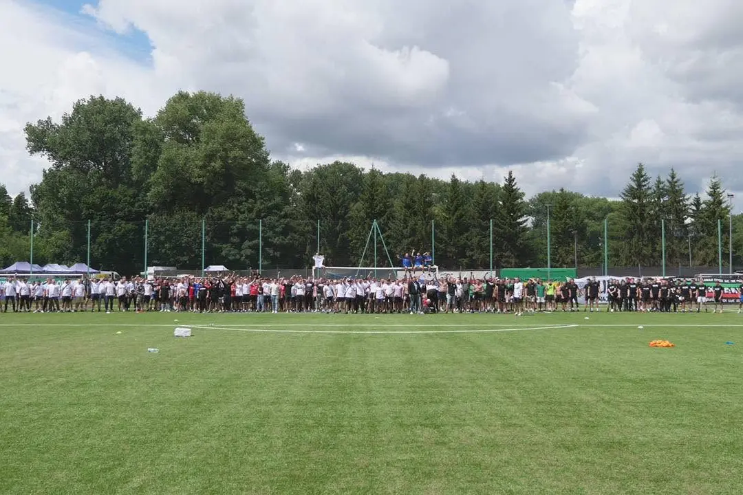 Fani Legii na turnieju kibiców w Ciechanowie