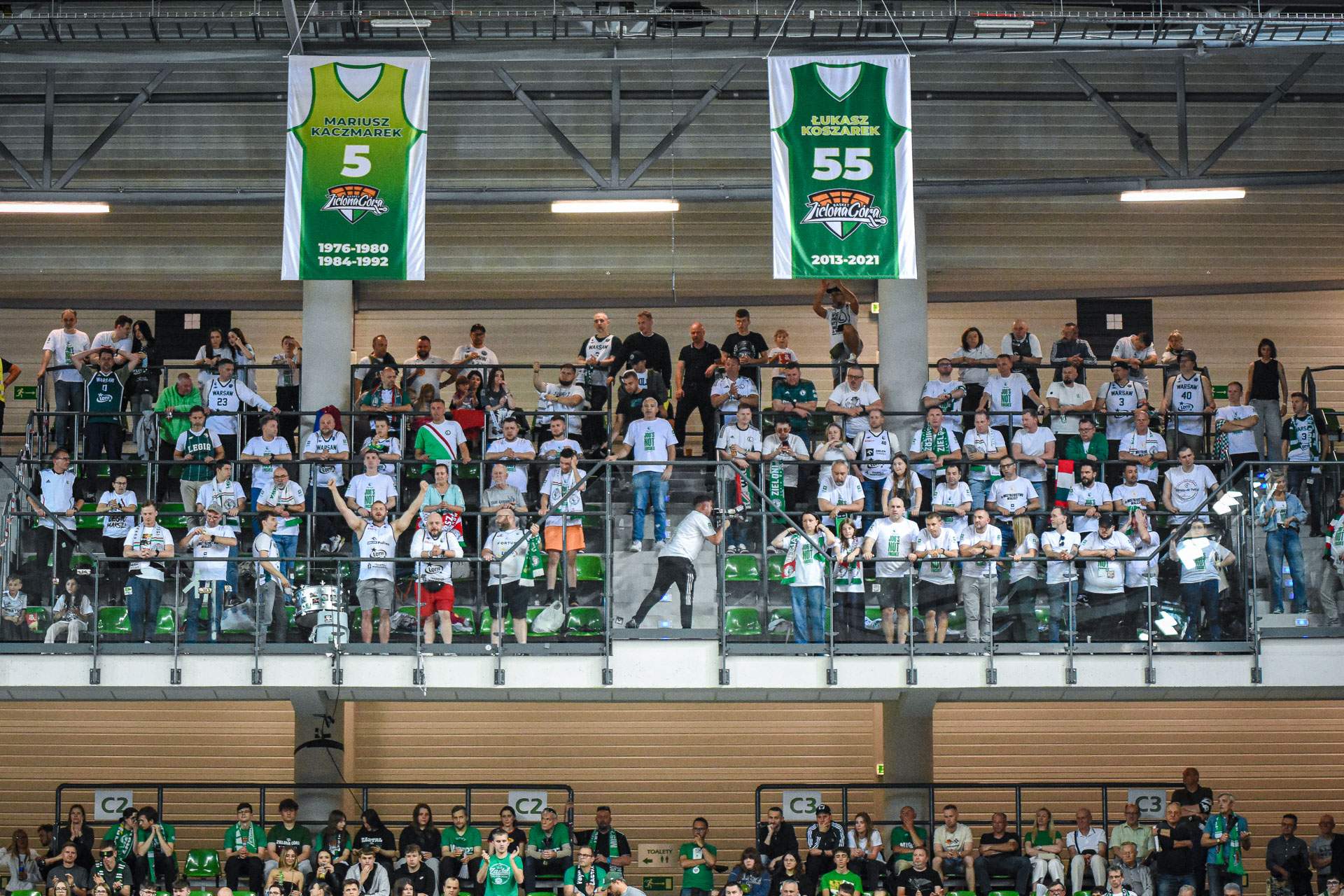 koszykówka Zastal Zielona Góra - Legia Warszawa kibice