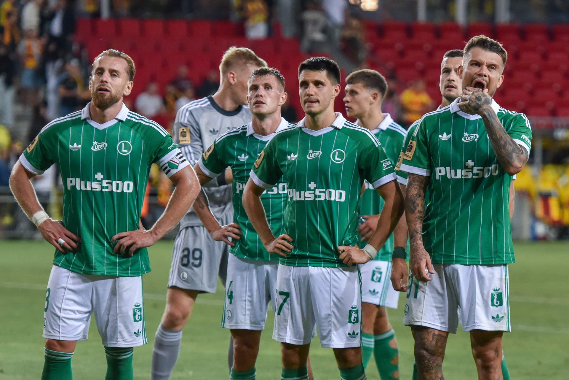 Korona Kielce - Legia Warszawa Rafał Augustyniak Damian Szymański Bartosz Kapustka Robert Deziel Kamil Piątkowski