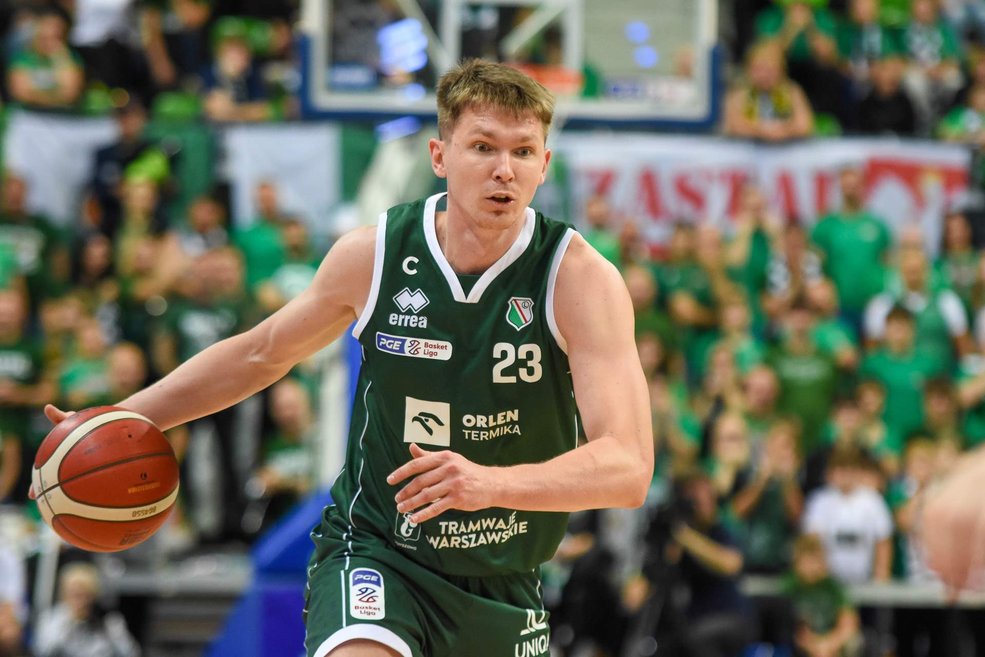 koszykówka Zastal Zielona Góra - Legia Warszawa Michał Kolenda