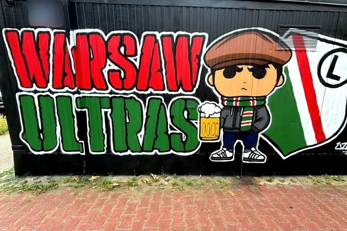 Nowe legijne graffiti: Warsaw Ultras (605)