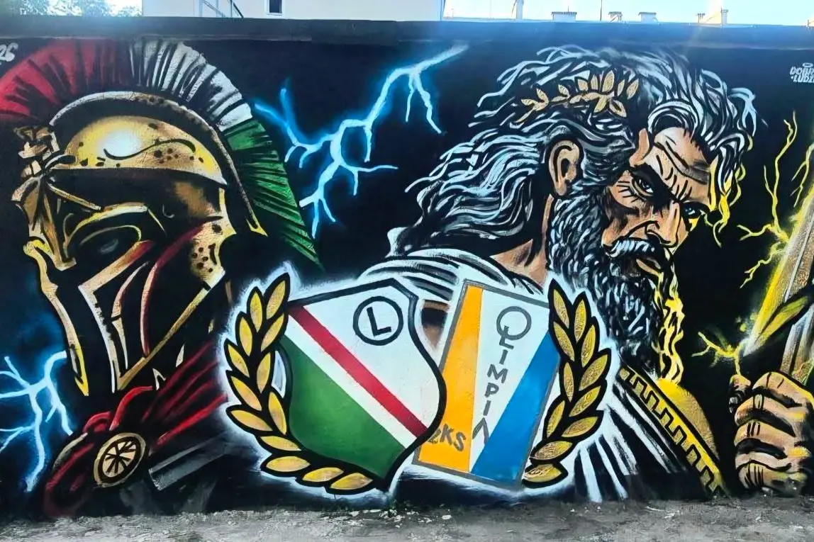 Nowe legijne graffiti: Legia i Olimpia (618)