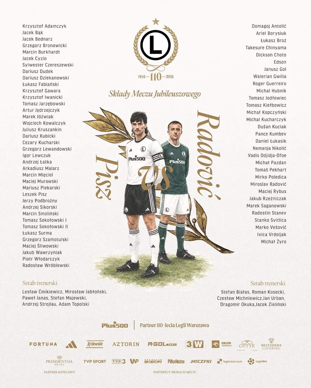 plakat Mecz Jubileuszowy