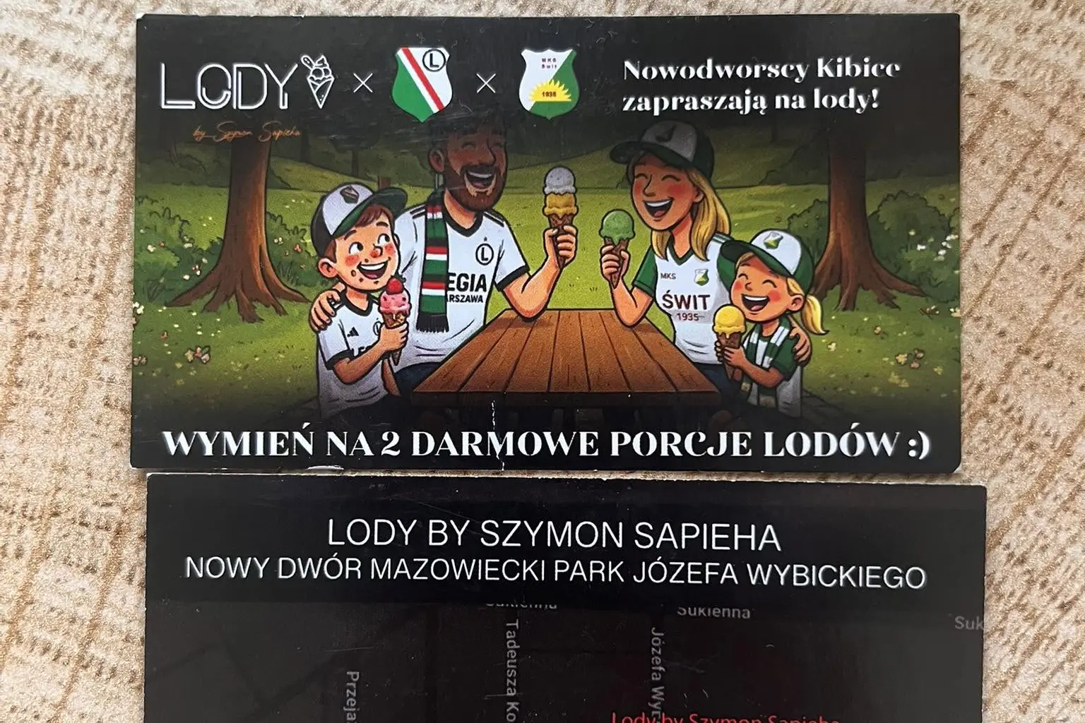 Nowodworscy Legioniści obdarowali dzieciaki lodami