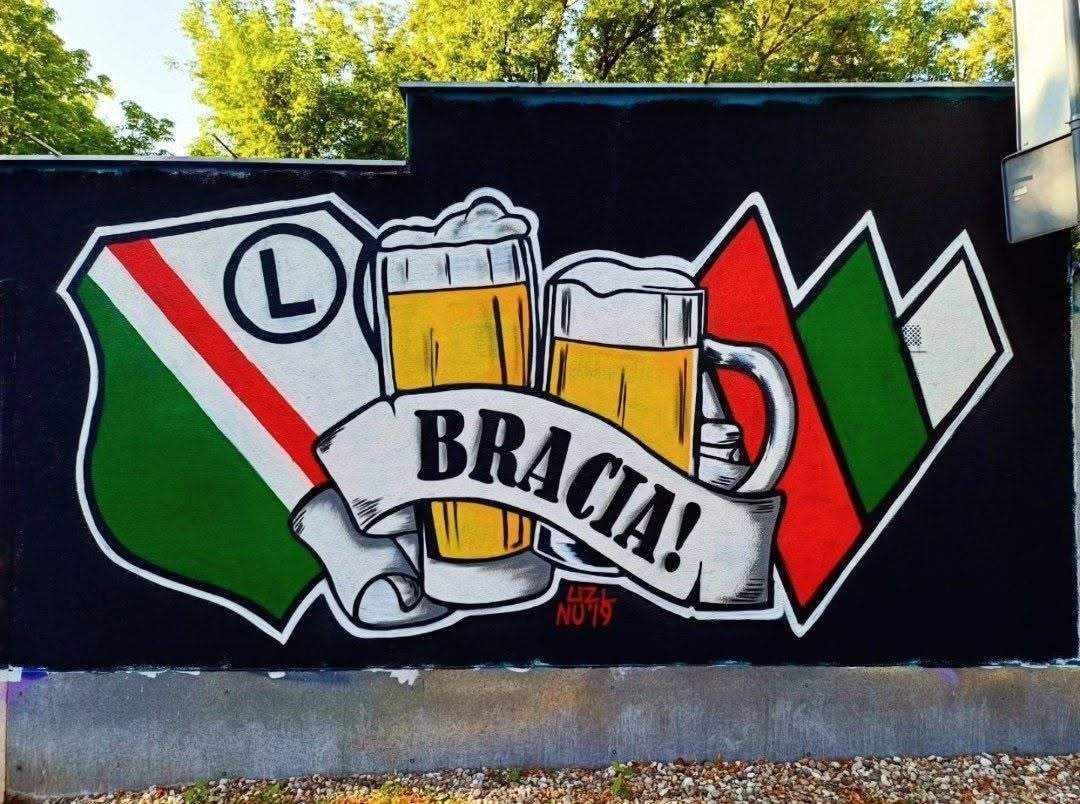 graffiti,Bracia,Legia i Zagłębie